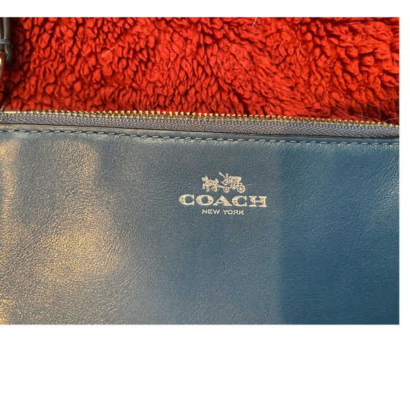 coach Handbags - Coach wallet Blue retail:$275